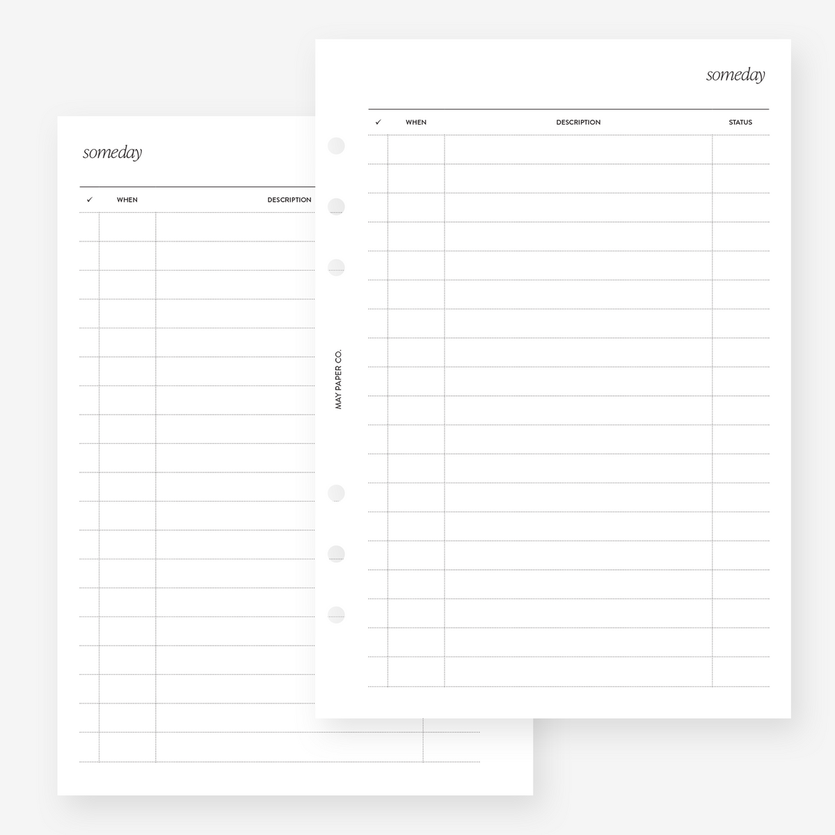 PRINTABLE Someday MAY PAPER CO printable-someday-may-paper-co