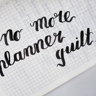 Dealing with Planner Guilt