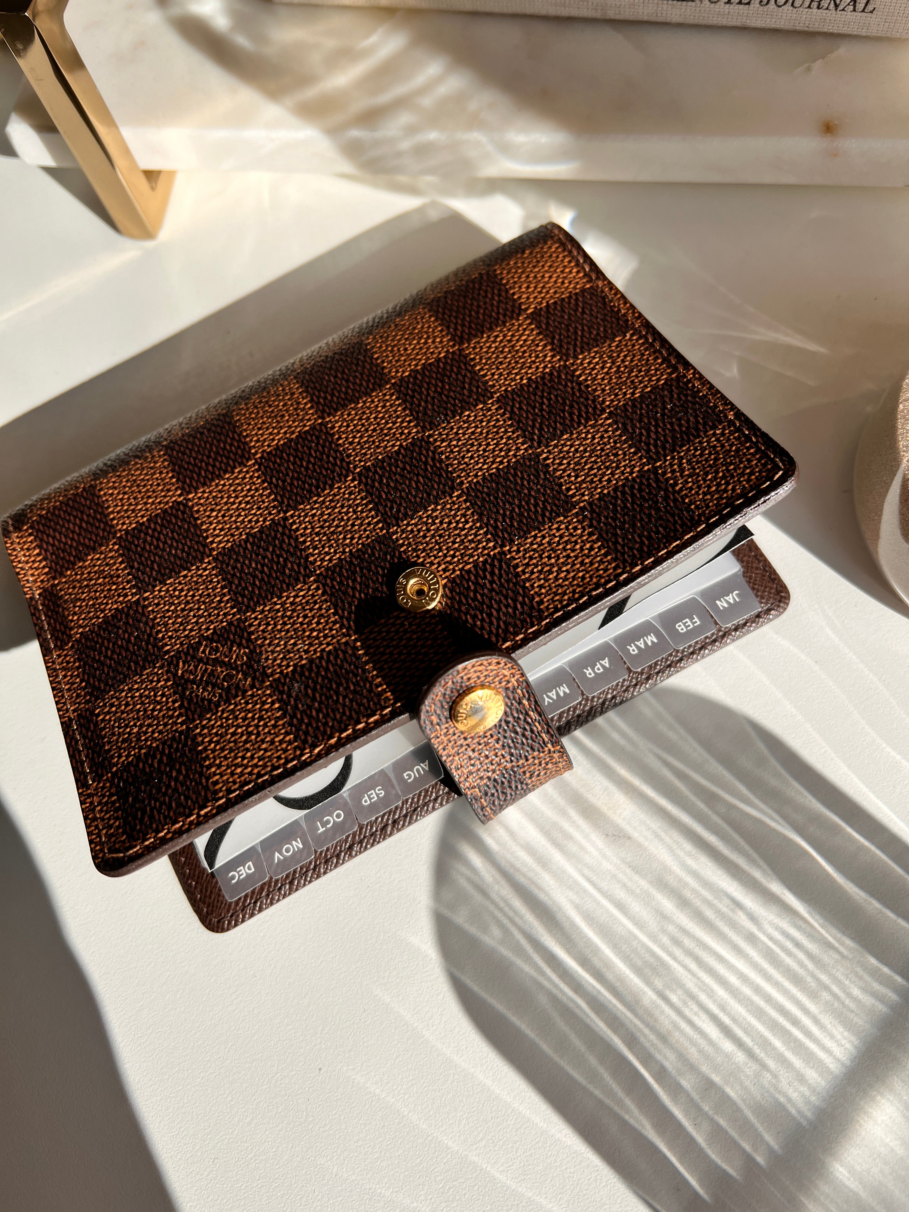 Louis Vuitton MM Monthly Inserts - Gold or Rose Gold Foiled