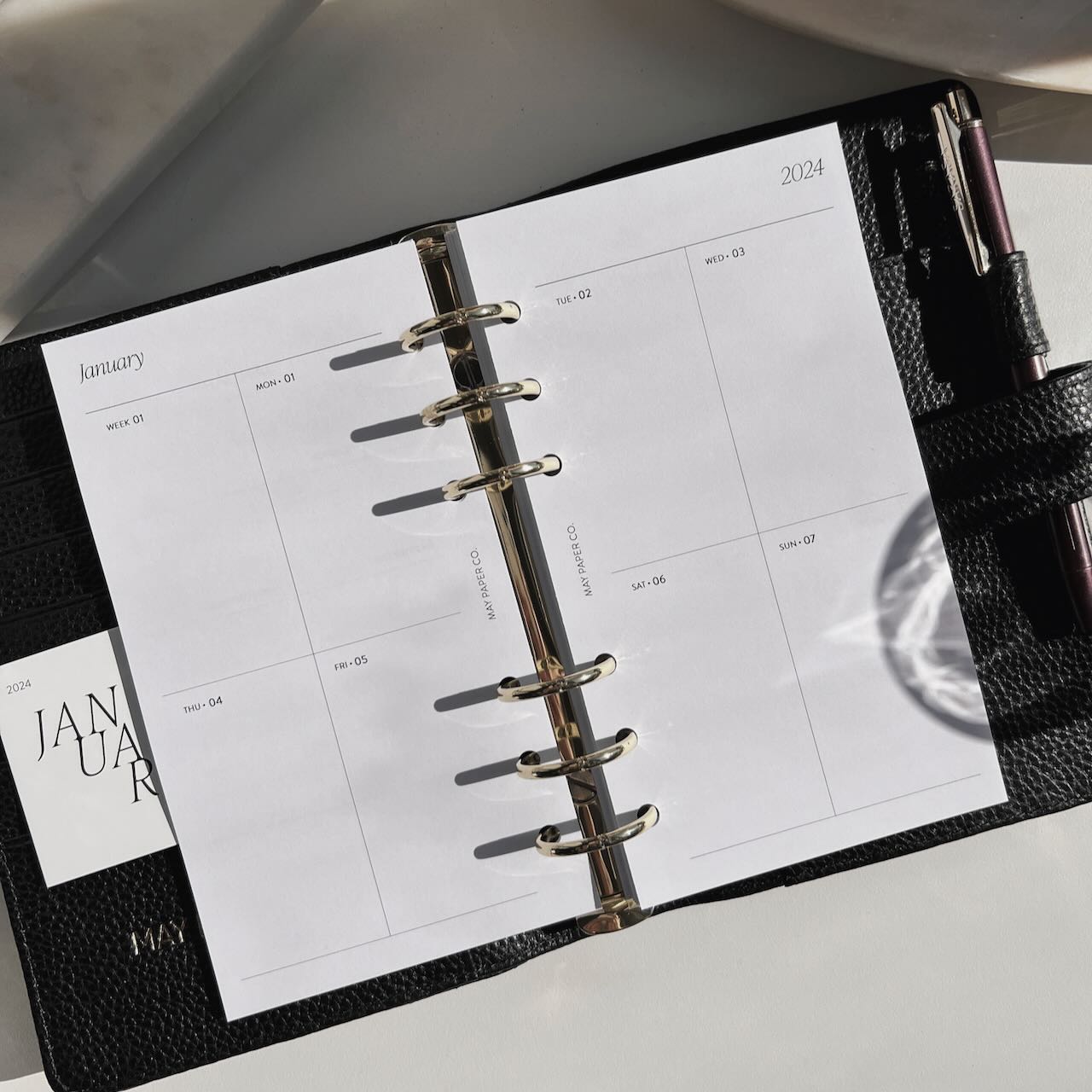 Buy PRINTED Paper Refill Planner Insert Pages for Your A5 A6 MM Online in  India 