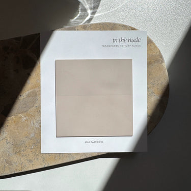 3x3 Transparent Sticky Note