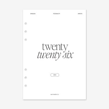 PRINTABLE Twenty Twenty Six Dashboard