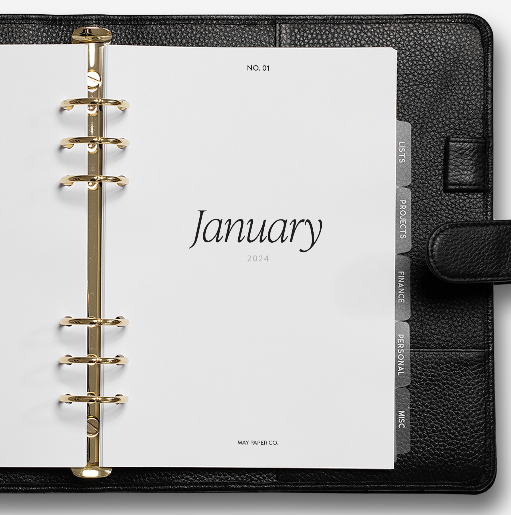 2024 MONTHLY Planner Insert Dated Classic MO2P