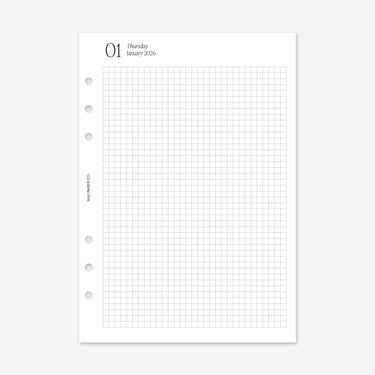 PRINTABLE 2026 DO1P Daily with Grid