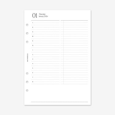 PRINTABLE 2026 DO1P Daily with Margin