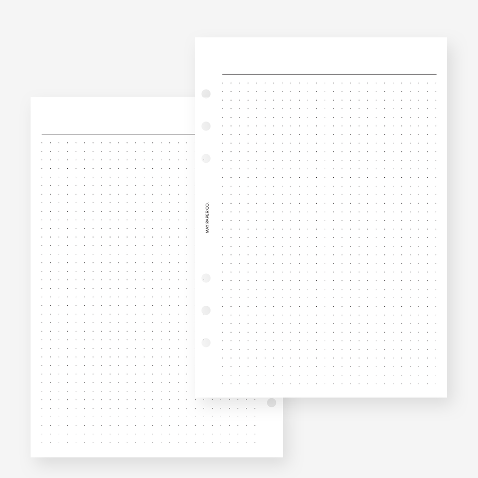 Printable Dot Grid 2.0 | May Paper Co. – MAY PAPER CO.