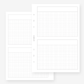 Printable Grid Horizontal Split | May Paper Co. – MAY PAPER CO.