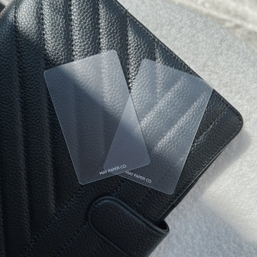Business Card Sized Transparent Card (Set of 2)