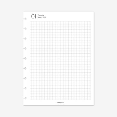 PRINTABLE 2026 DO1P Daily with Grid