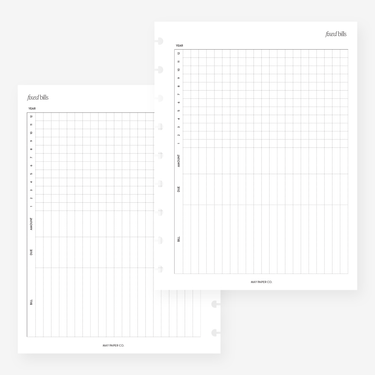 Printable Fixed Bills | May Paper Co. – MAY PAPER CO.
