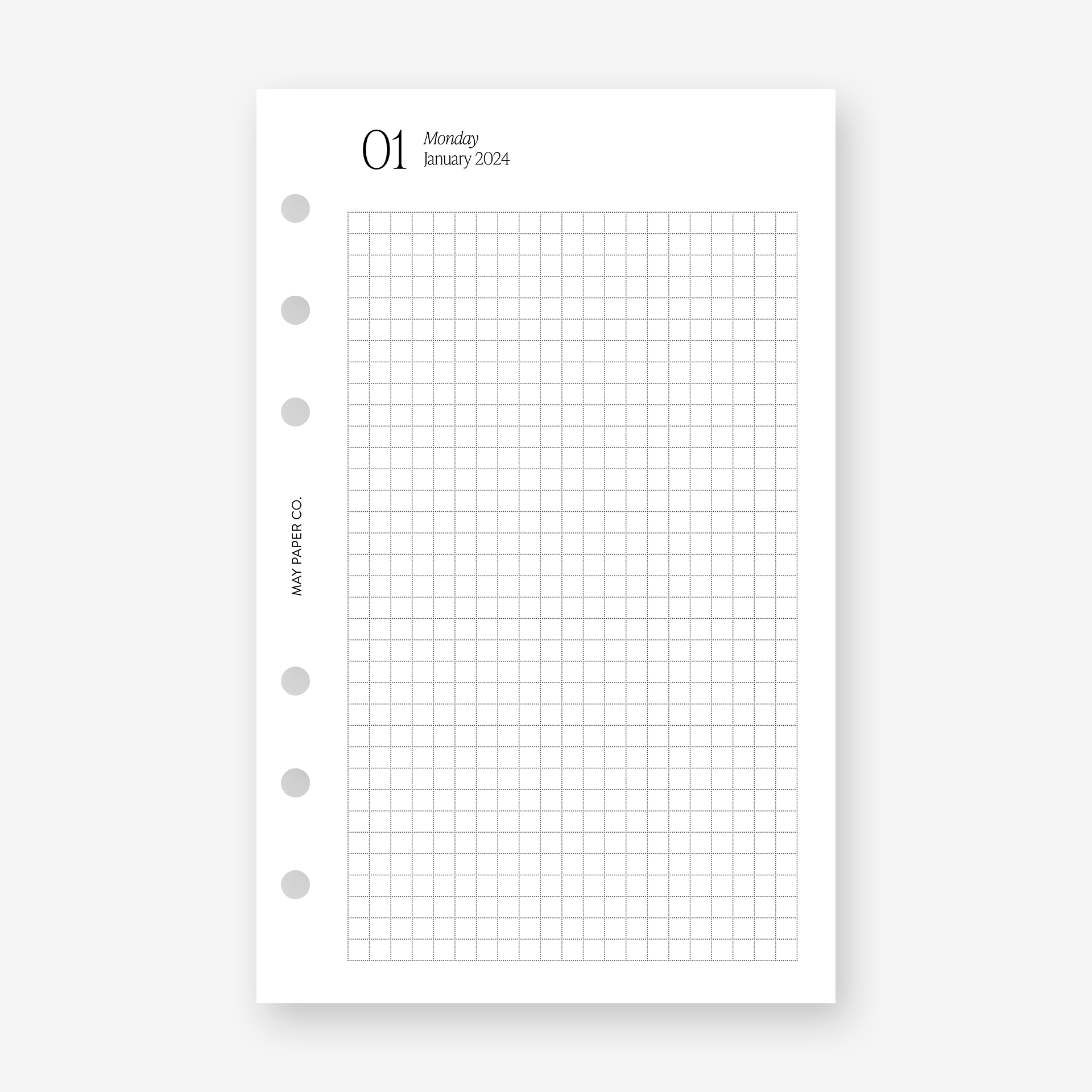  2024 Daily Planner Refills A5 Size, One Page Per Day
