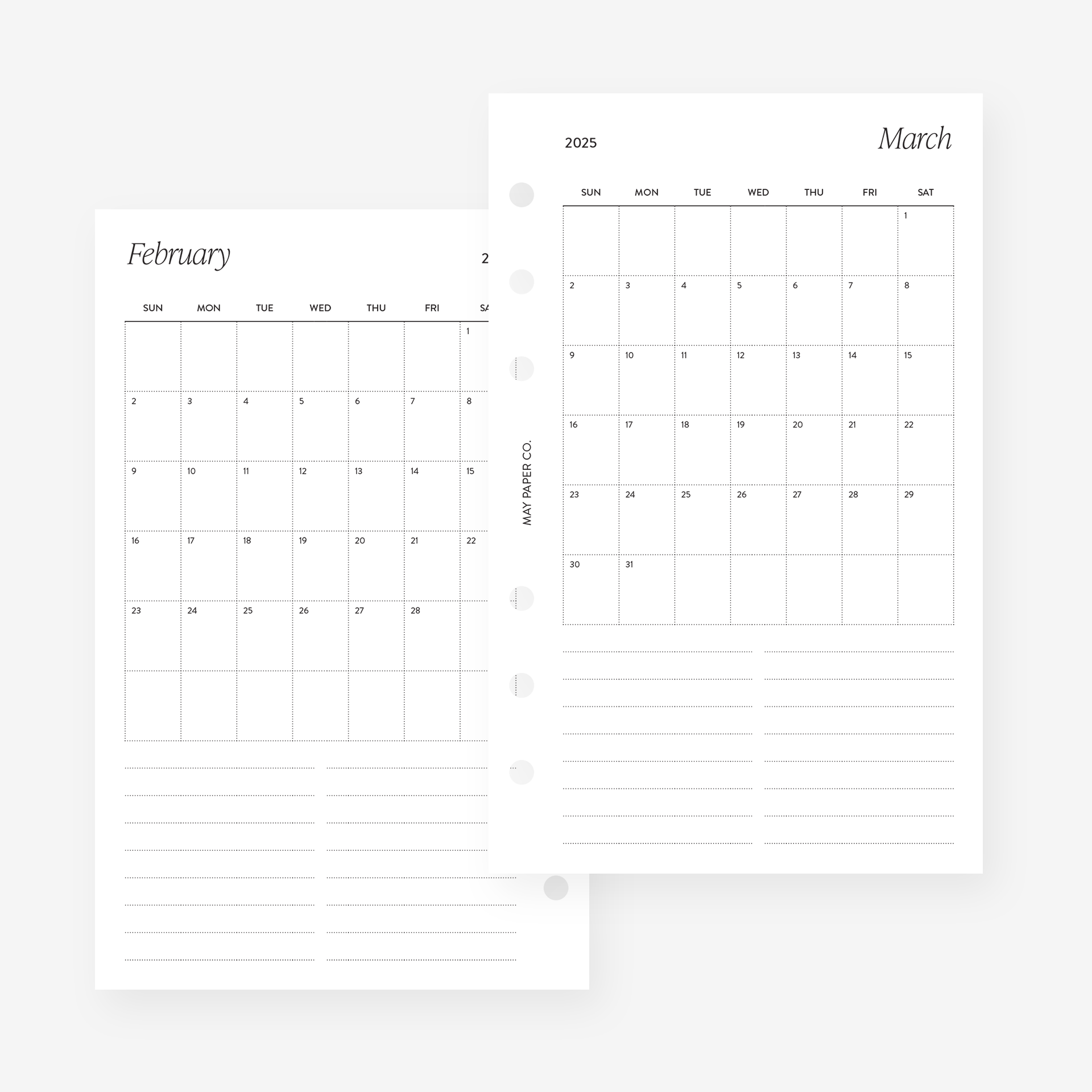 Printable Compact Calendar Printable Compact Calendar