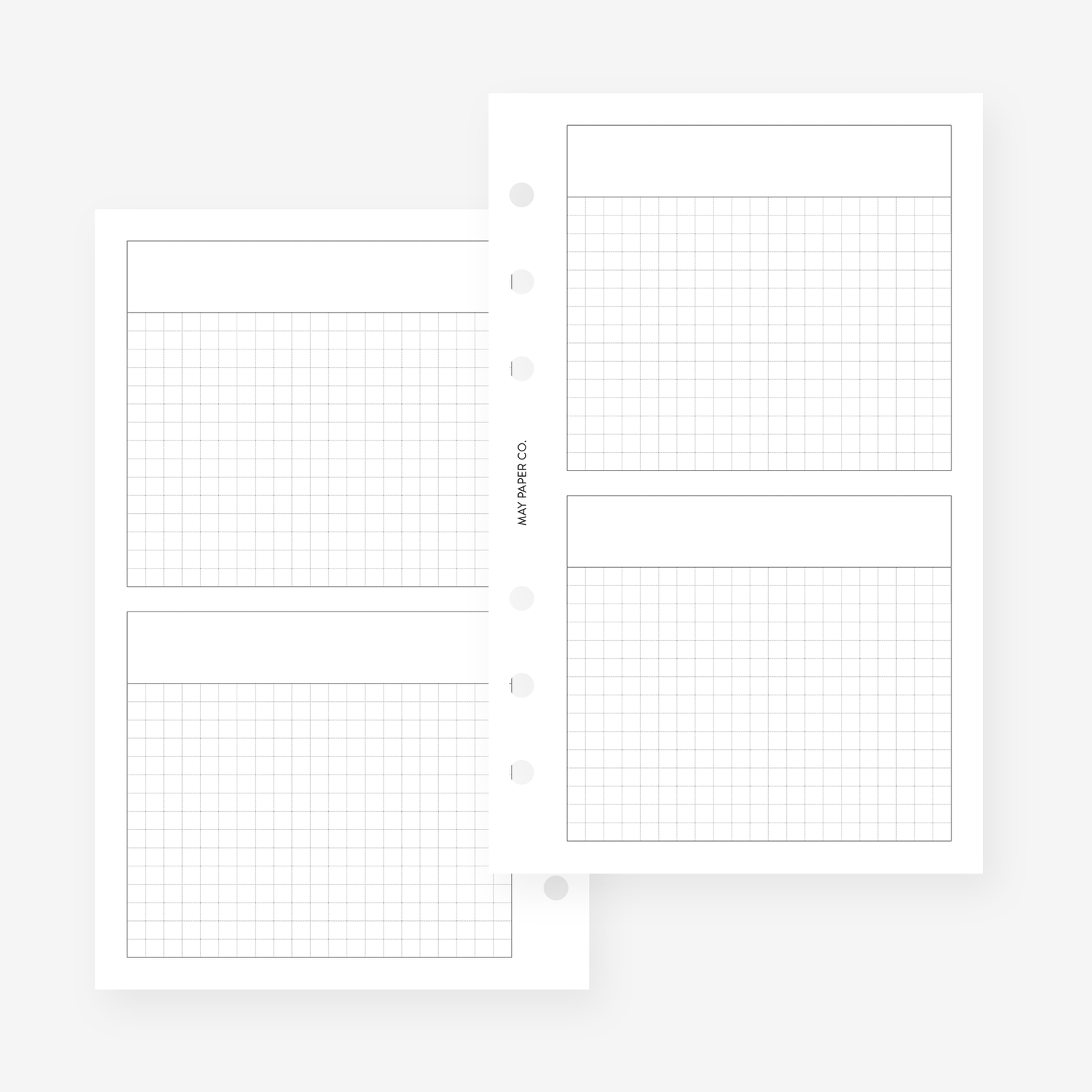 PRINTABLE Grid Horizontal Split | MAY PAPER CO.