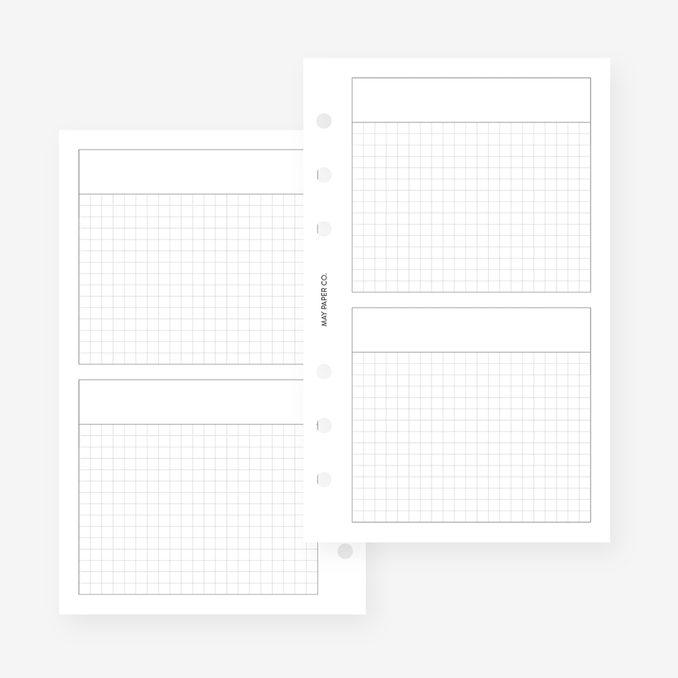 PRINTABLE Grid Horizontal Split – MAY PAPER CO.