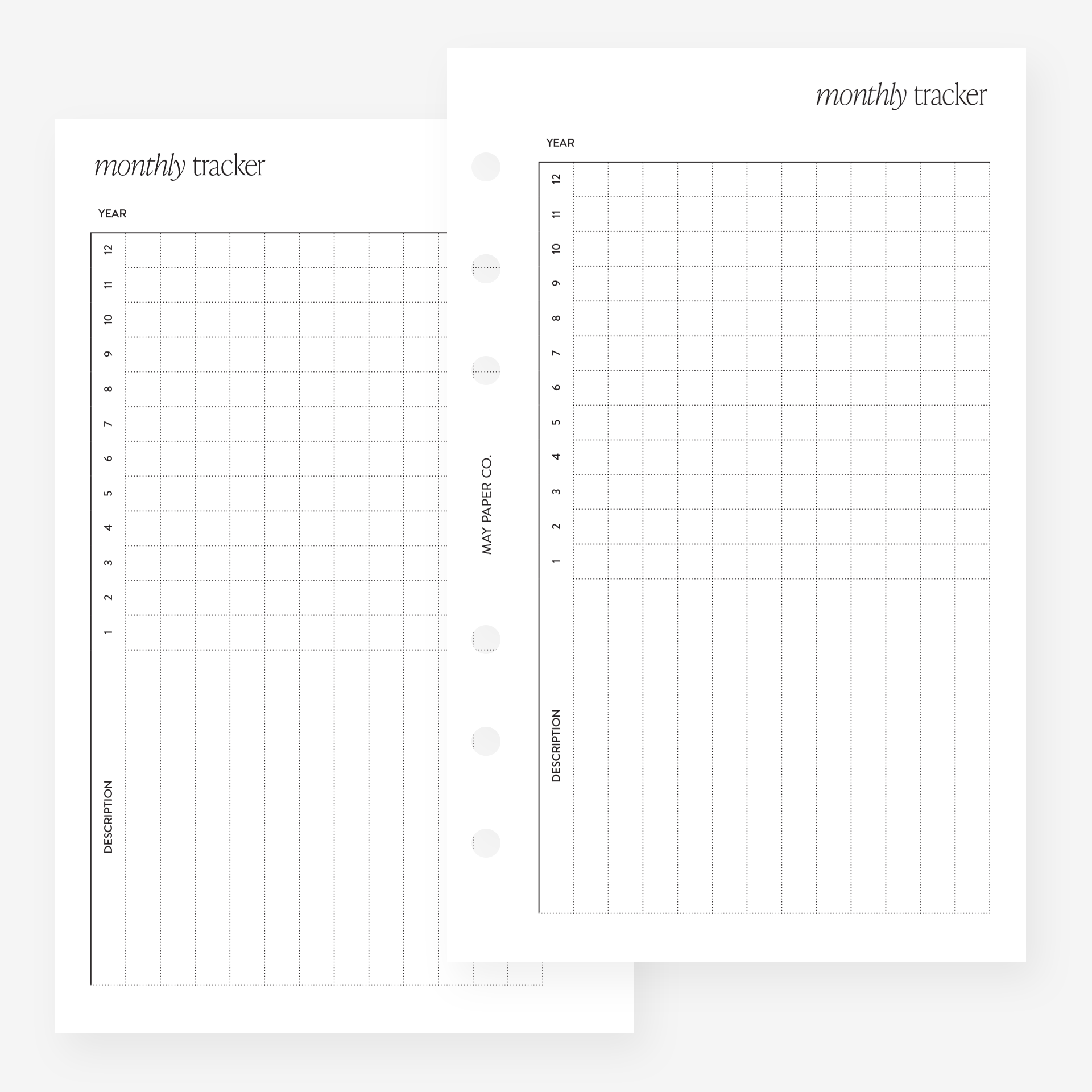 PRINTABLE Monthly Tracker