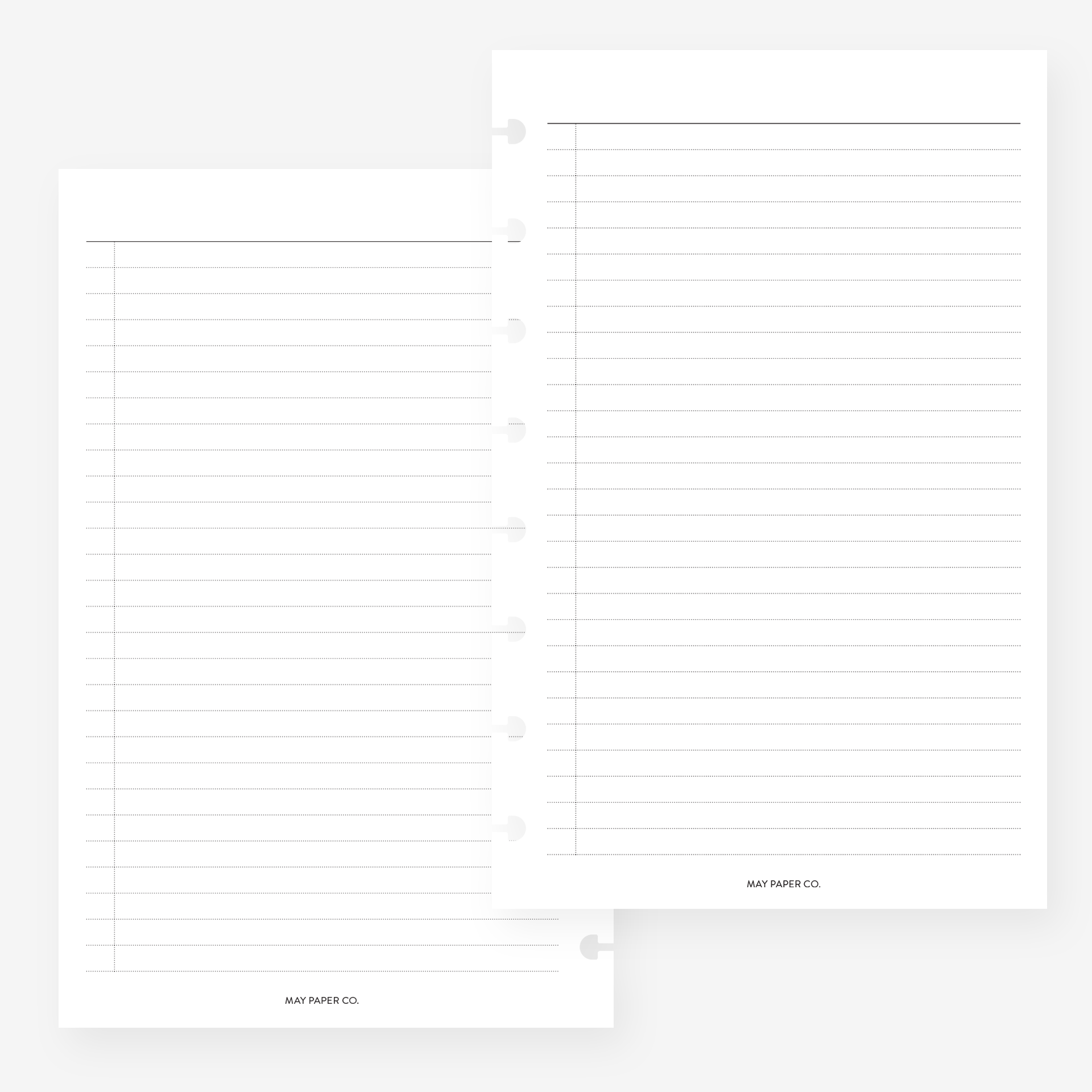 Mirgin Paper Lined with Margin 2.0 Planner Insert | May Paper Co. – MAY PAPER CO.