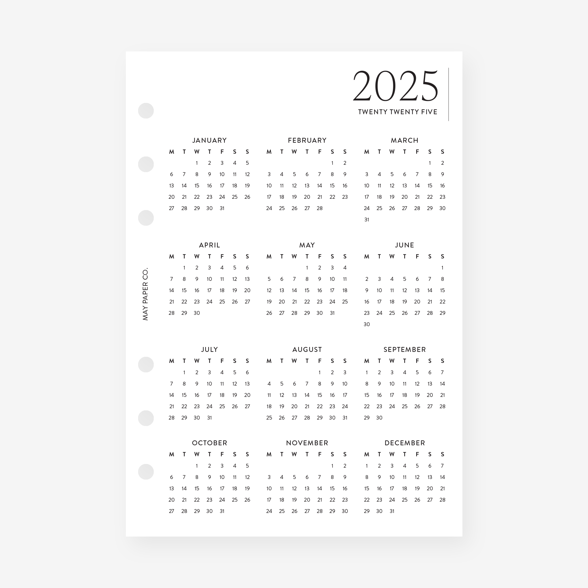 printable-2025-year-at-a-glance-yo1p-overview-may-paper-co for 2021 Year At A Glance Free Printable PRINTABLE 2025 Year at a Glance YO1P Overview | MAY PAPER CO. for 2021 Year At A Glance Free Printable
