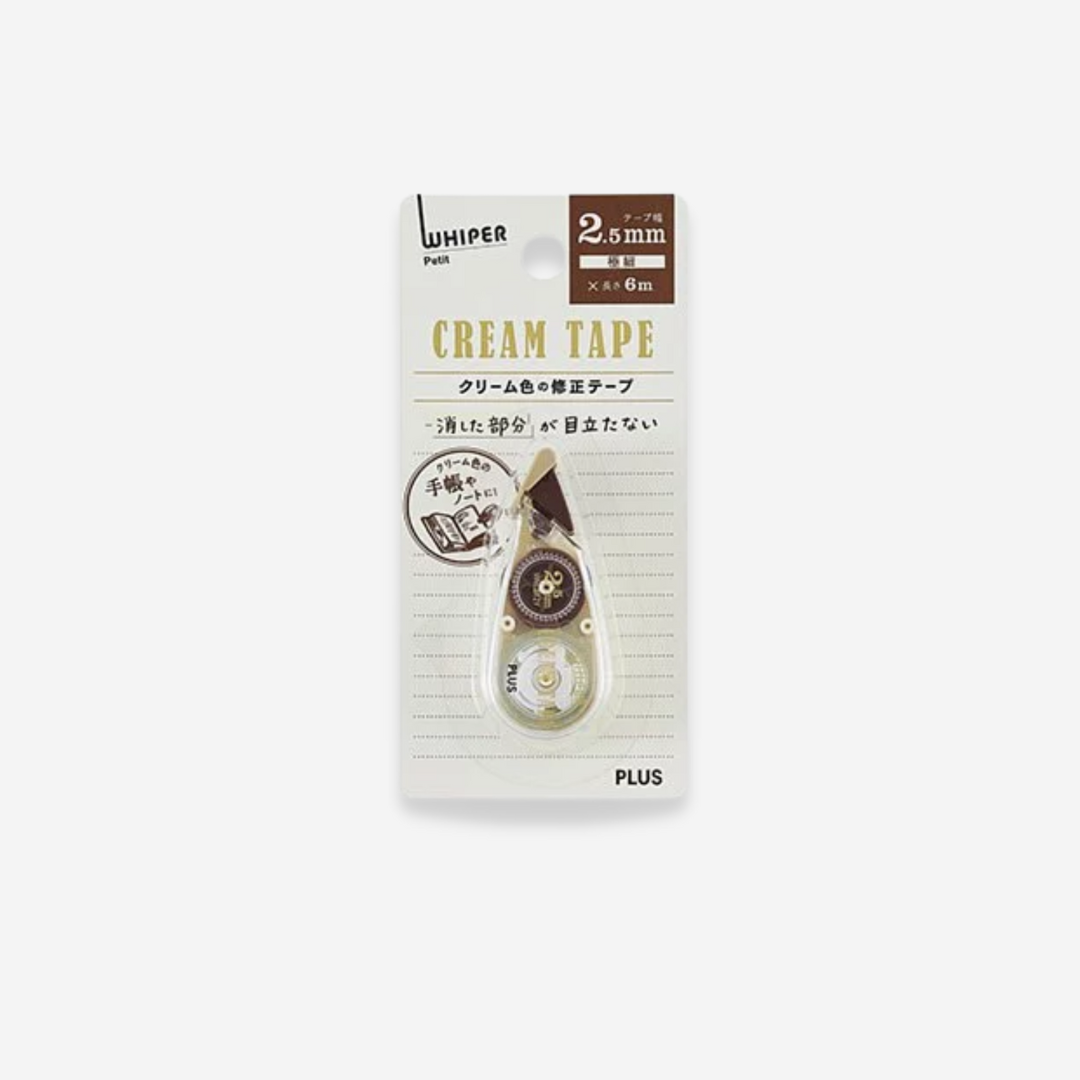 PLUS Whiper Petit Cream Correction Tape MAY PAPER CO