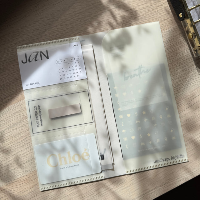 Progress Not Perfection File Folder | May Paper Co. – MAY PAPER CO.
