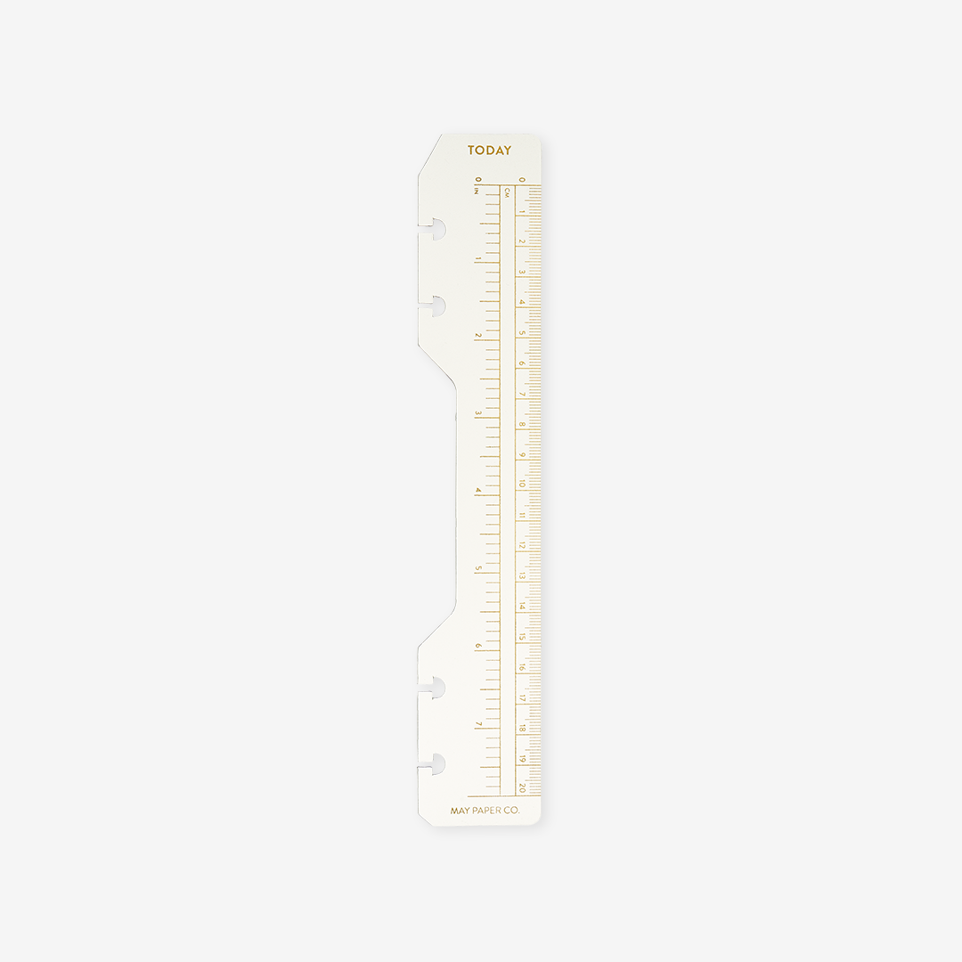 TODAY Page Marker Ruler Gold Foil – MAY PAPER CO.