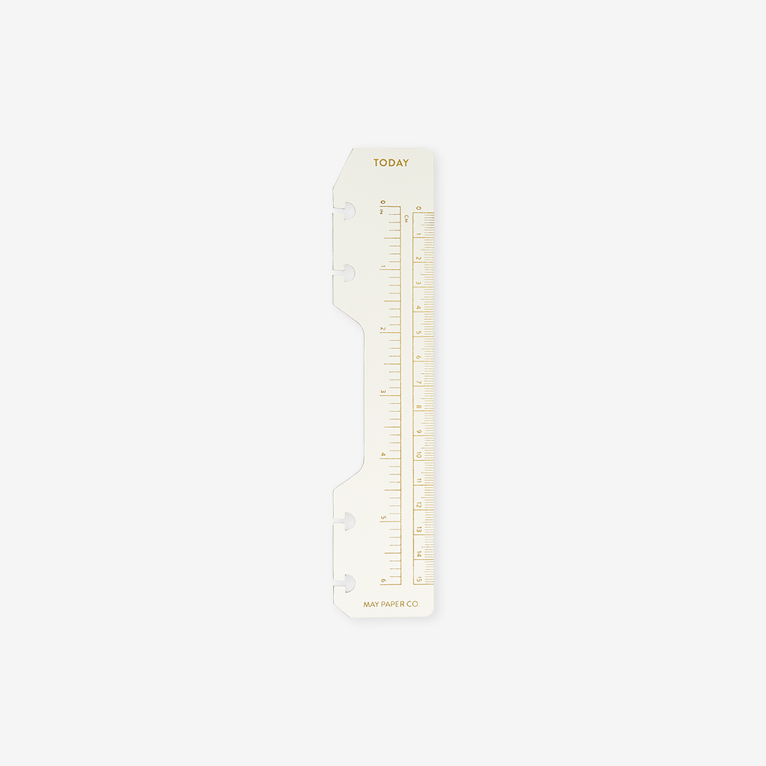 TODAY Page Marker Ruler Gold Foil – MAY PAPER CO.