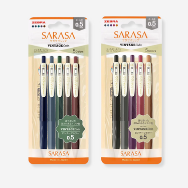 Zebra Sarasa Vintage Clip 0.5mm (Set of 5)