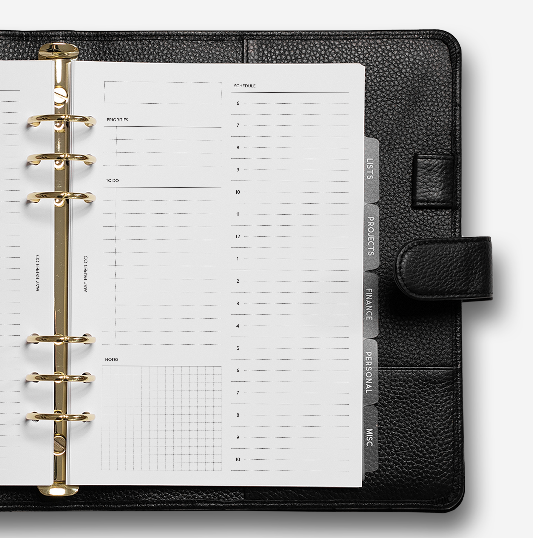 A6 Planner Inserts, A6 Hourly Planner Printable, Hourly Schedule