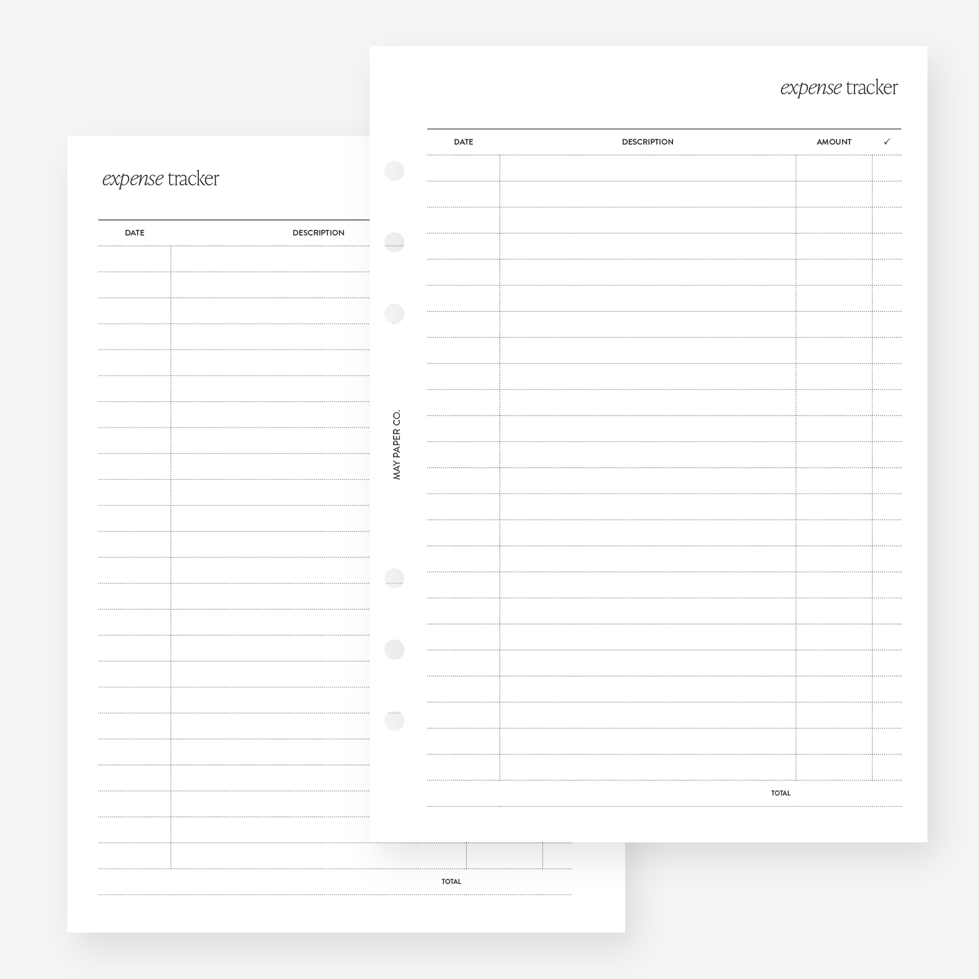PRINTABLE Expense Tracker | MAY PAPER CO. printable-expense-tracker-may-paper-co