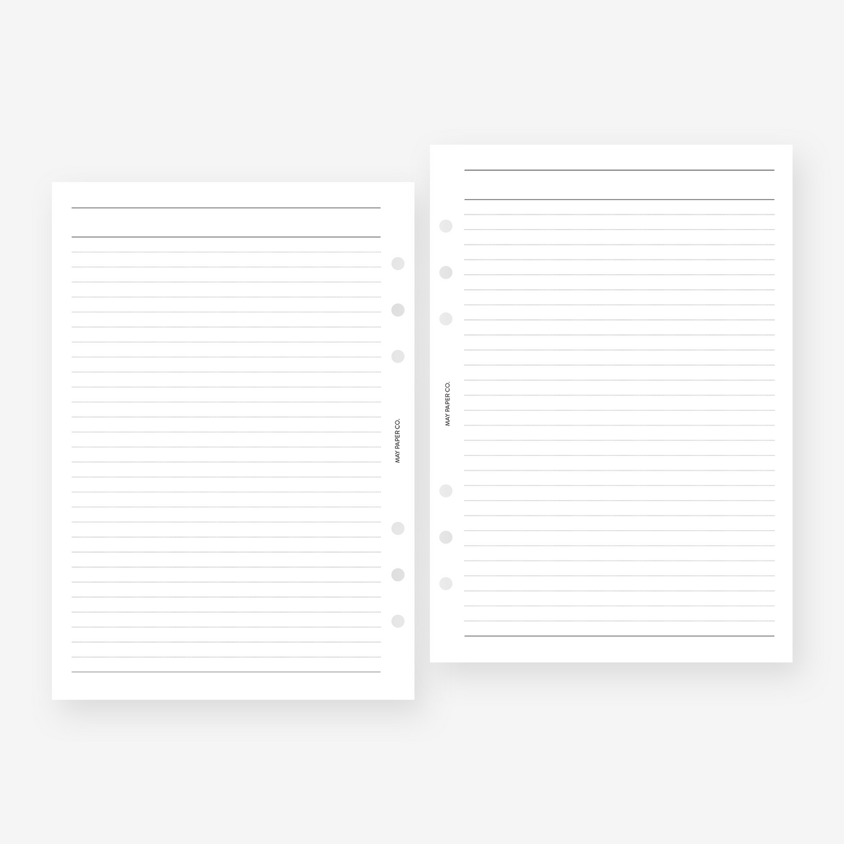 Lined Planner Insert MAY PAPER CO. A5 Planner Refills Australia MAY