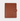 May Paper Co. Sample Sale A5 6-Ring Signature Quilted Leather Agenda Cover in Cinnamon — front view