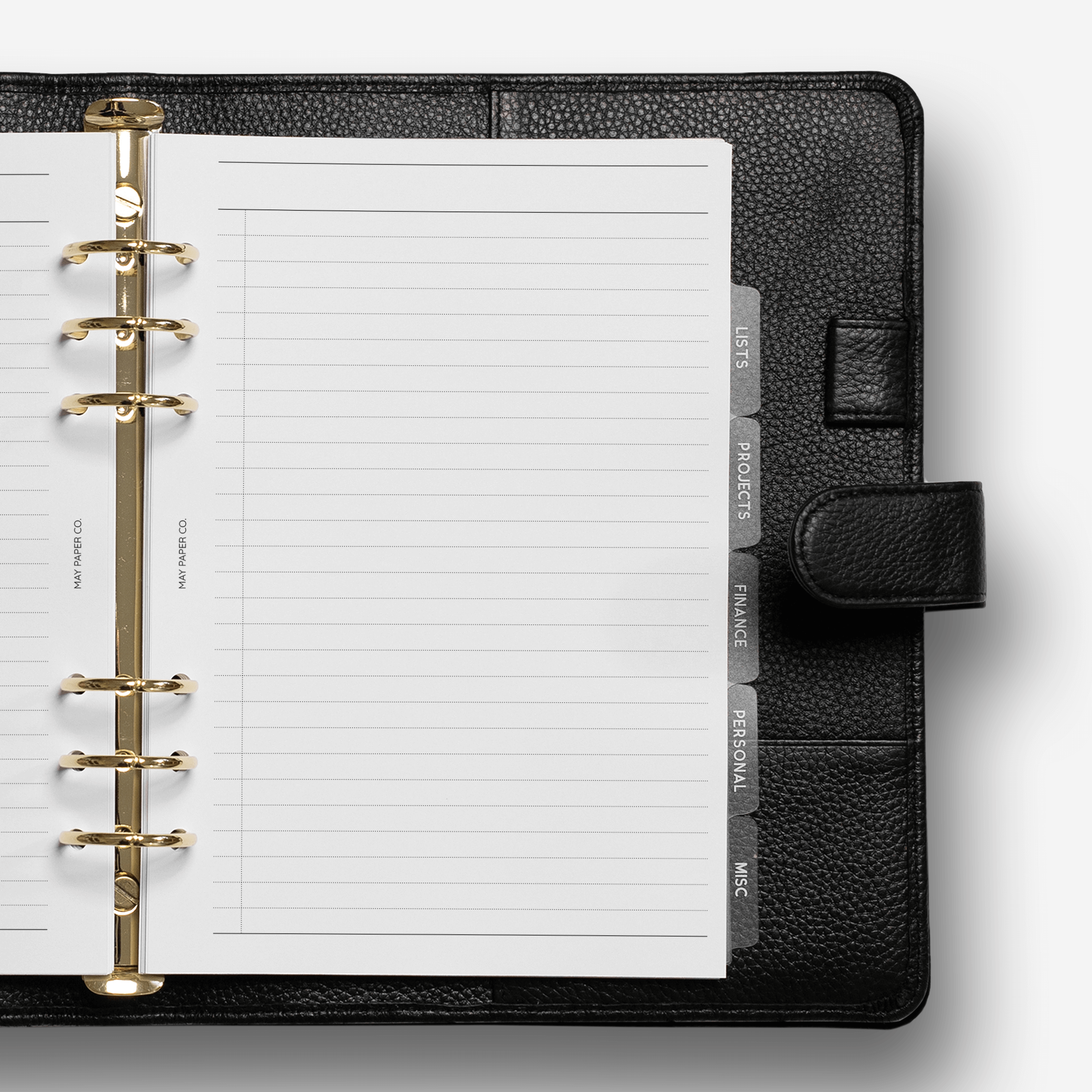 Lined with Margin Planner Insert