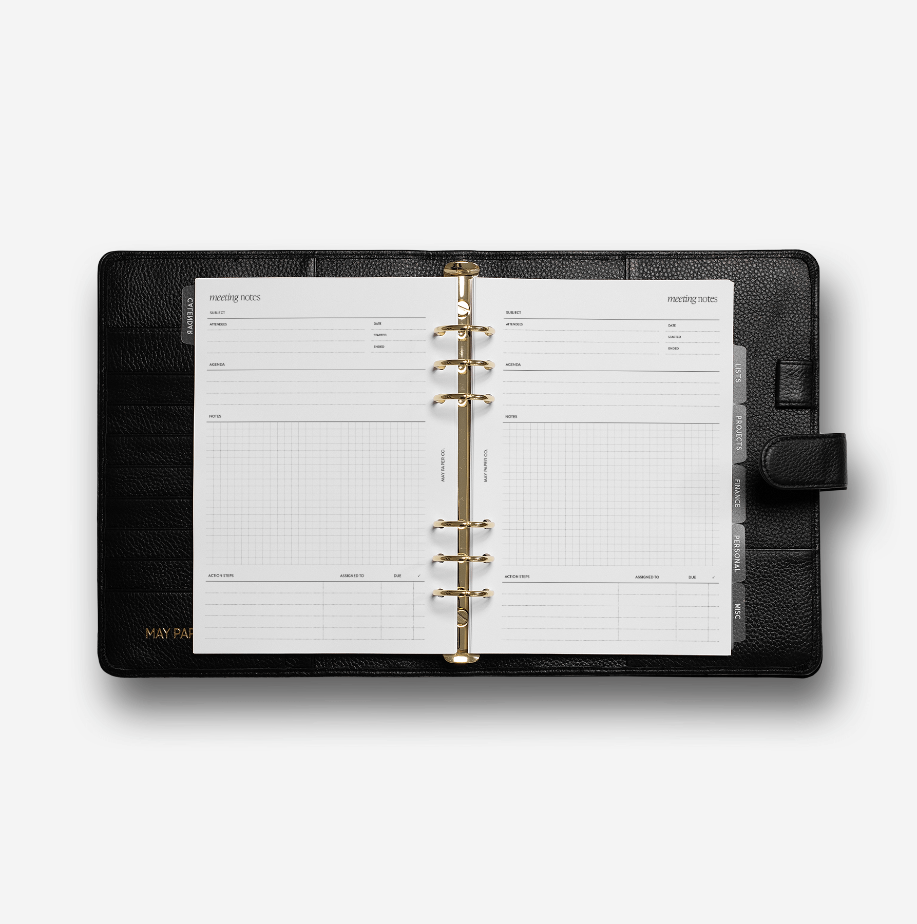 Meeting Notes Planner Insert