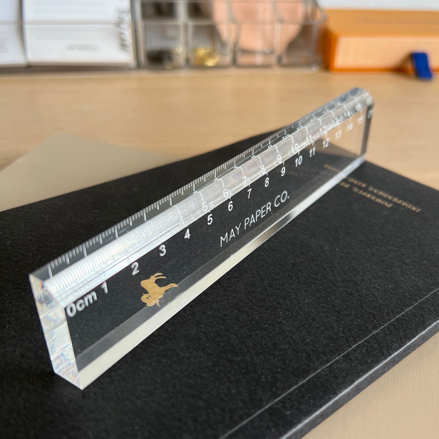 Acrylic Block Luxe Ruler | MAY PAPER CO.