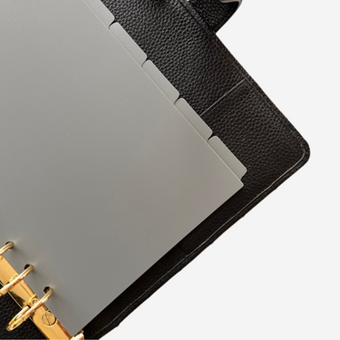 Side Tab Dividers | Asphalt | Plastic