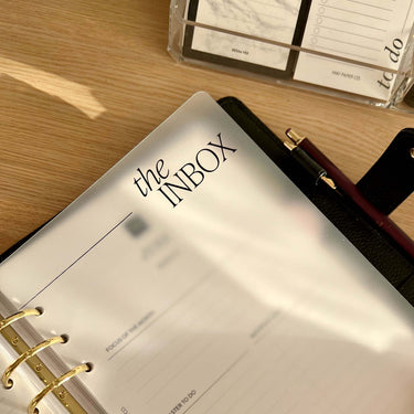 The Inbox Frosted Dashboard | Premium Frost Black Ink