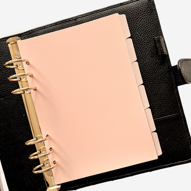 Side Tab Dividers | Desert Pink | Plastic
