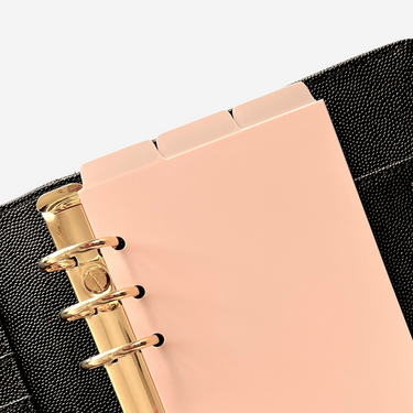 Top Tab Dividers | Desert Pink | Plastic