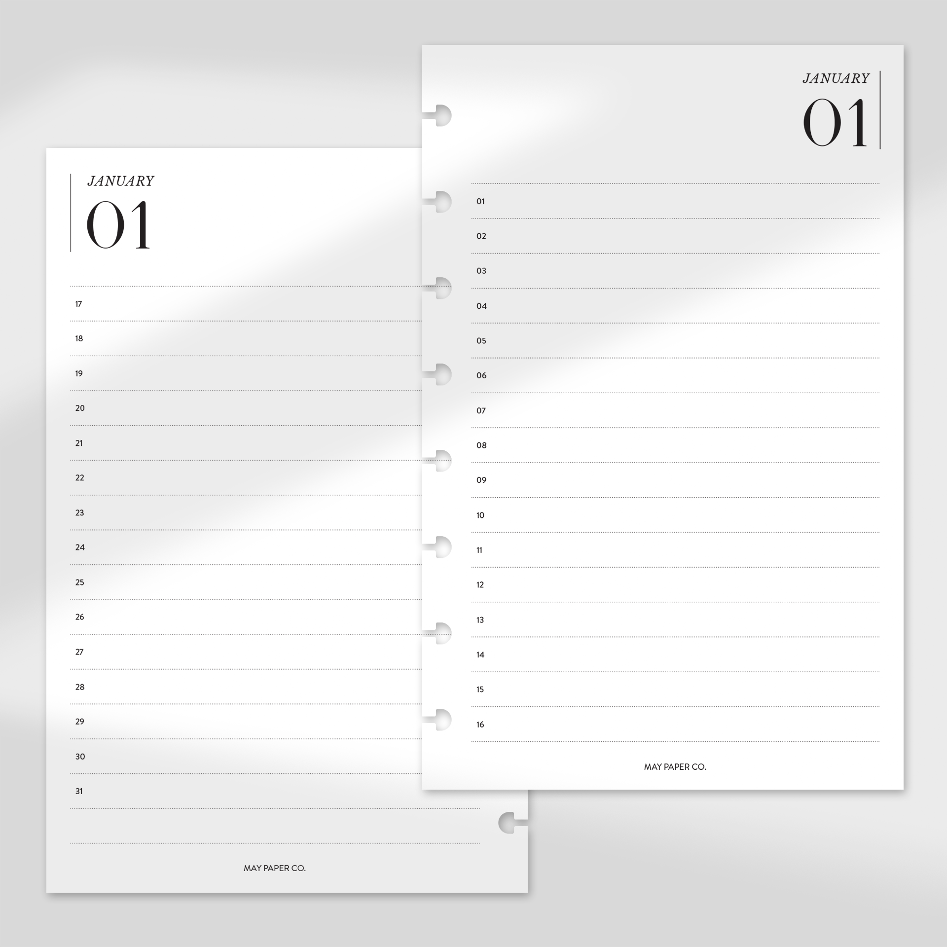 PRINTABLE Perpetual Calendar v2.0