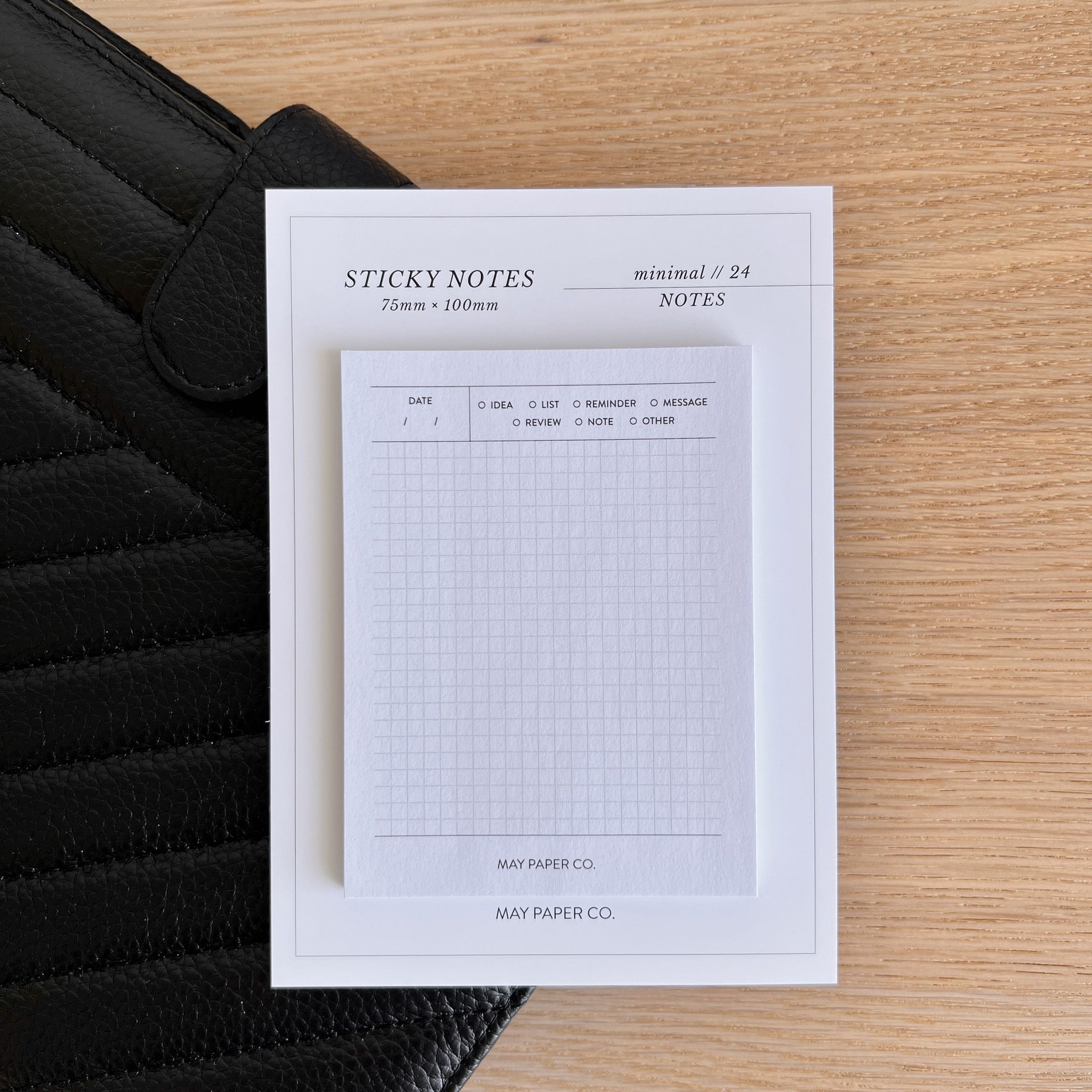 75mm x 100mm Notes Sticky Note | MAY PAPER CO.