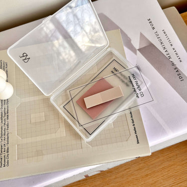 Small Clear Card Case | Monogram – MAY PAPER CO.