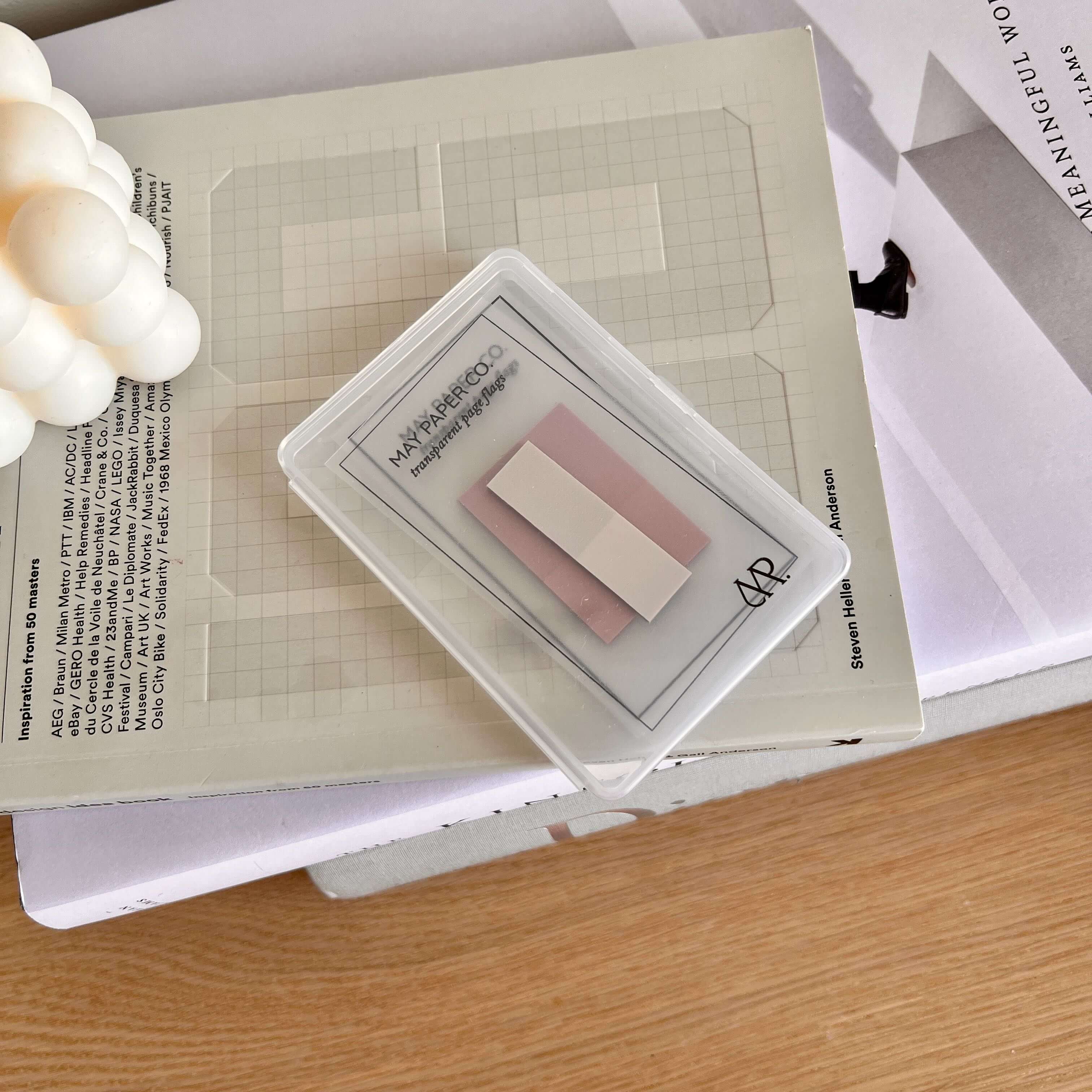 Small Clear Card Case | Monogram