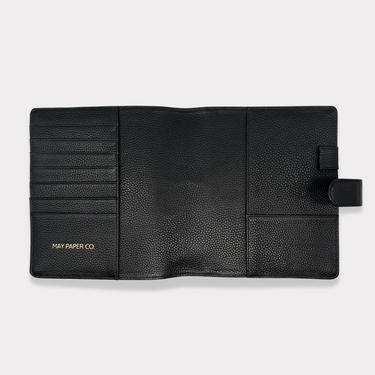 Mini HP Leather Agenda Cover Signature Quilted | Liquorice