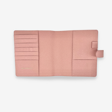 Mini HP Leather Agenda Cover Signature Quilted | Pink Caviar