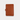 May Paper Co. Personal 6-Ring Signature Quilted Leather Agenda Cover in Cinnamon genuine leather — back view