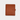 May Paper Co. Mini HP Signature Quilted Leather Agenda Cover in Cinnamon genuine leather — front view