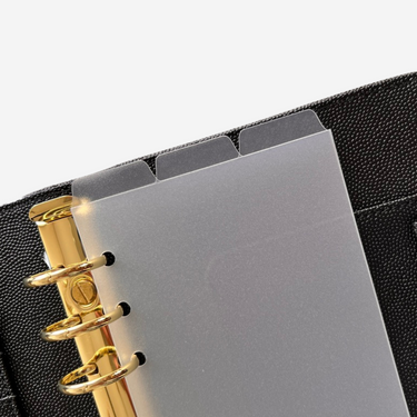 Top Tab Dividers | Premium Frost | Plastic