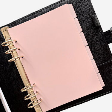 Side Tab Dividers | Strawberry Milk | Plastic