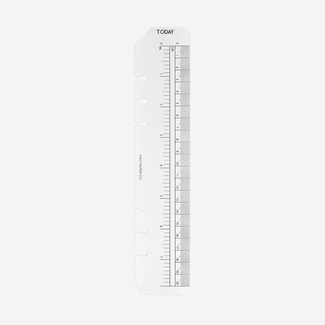 TODAY Page Marker Ruler Black Ink – MAY PAPER CO.